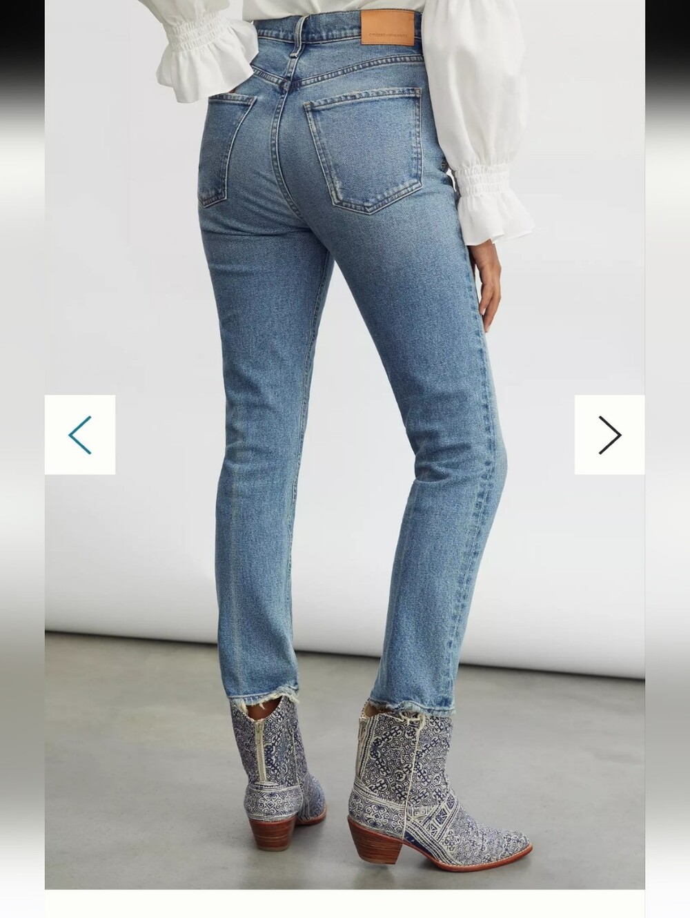 Citizens Of Humanity Jolene Straight-Leg Jeans Size 26 - Picture 8 of 11